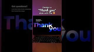 How To Design A Thank You Slide In PowerPoint Doovi