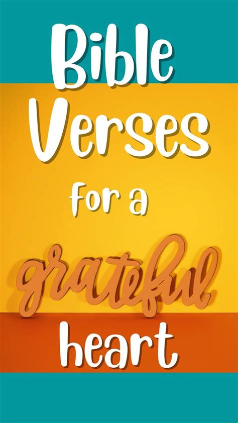 Bible Verses For Thanksgiving Thankfulness And A Grateful Heart Artofit