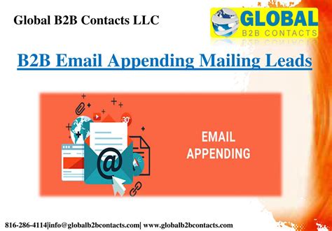 B2b Email Appending Mailing Leads By Jillian Sasha Issuu