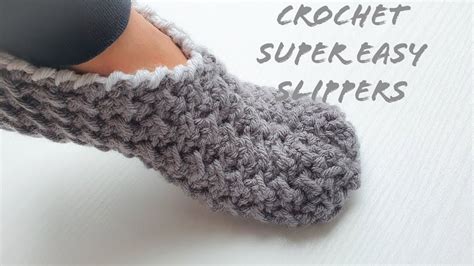 Crochet Pattern For Easy Slippers At Larry Emma Blog