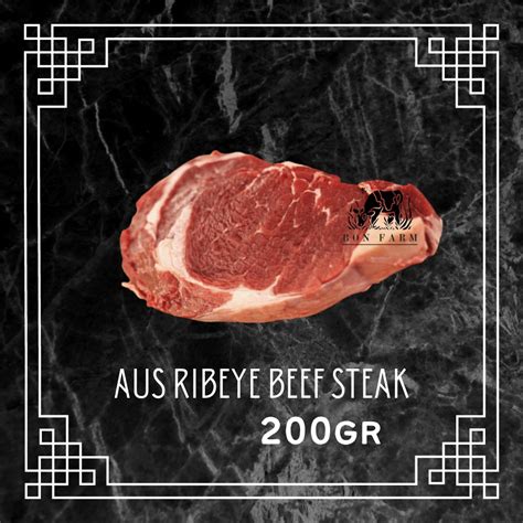 Jual AUSTRALIAN BEEF RIBEYE STEAK CUT 200gr Premium Beef Steak HALAL