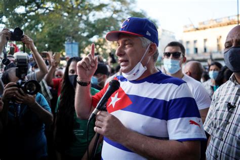 Cuba Pres. Miguel Díaz-Canel, Castro's heir, faces pressure for reform.