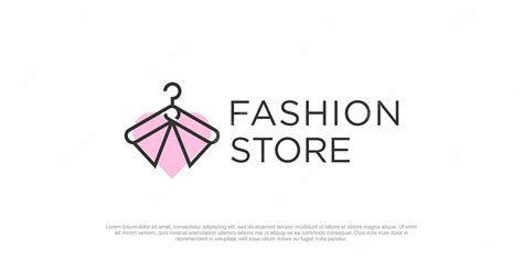 Premium Vector Fashion Store Logo Vector With Love And Line Art Concept