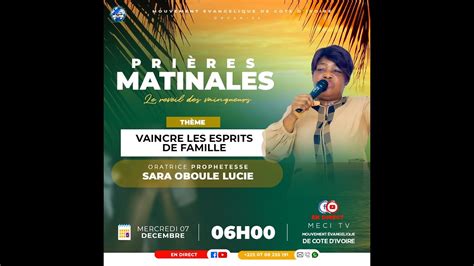 MECI TV MATINALE DU 07 12 2022 VAINCRE LES ESPRITS DE FAMILLE