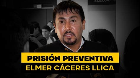 Elmer Cáceres Llica en audiencia de prisión preventiva Los hijos del