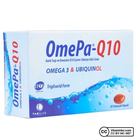 Omepa Q10 Omega3 Ubiquinol 30 Kapsül Vitaminler