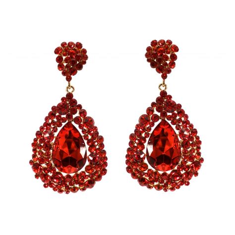 The Process Of Getting Red Earrings For A Perfect Match Styleskier