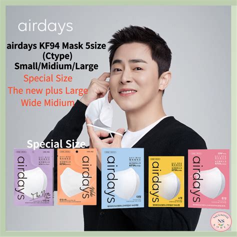 Airdays Airdays Kf Mask Size Color Made In Korea Shopee Singapore