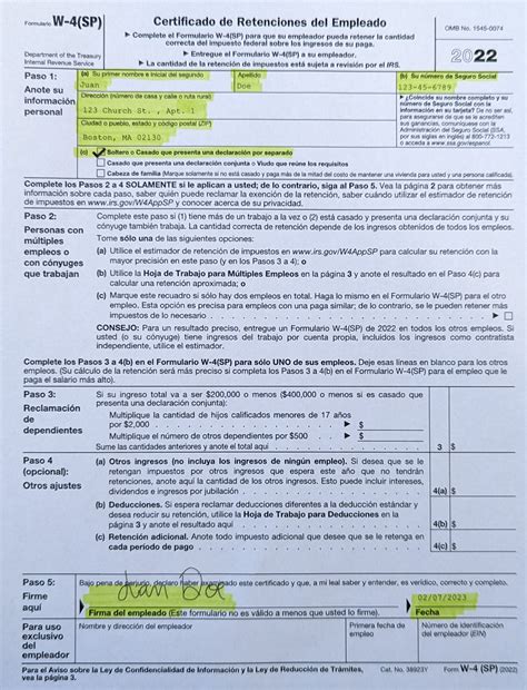 W-4 Example SPA | Hyde Square Task Force