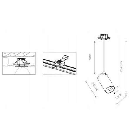 Nowodvorski Mono Surface Long 7734 Plafon Lampa Sufitowa Spot 1x10W