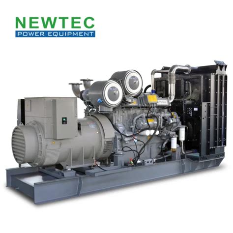 Electric Start Water Cooled Diesel Generator 1200kw 1500kva Power Plant