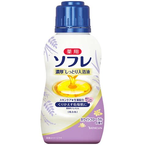 国内在庫 薬用ソフレ 清潔スキンケア入浴液 グリーンフローラル調の香り 600ml Fujimemberssaloonjp