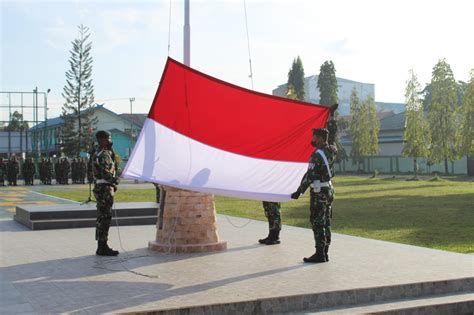 Kodim Sampit Gelar Upacara Bendera Mingguan Setiap Hari Senin