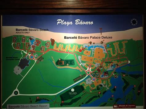 Map - Picture of Barcelo Bavaro Palace, Bavaro - TripAdvisor