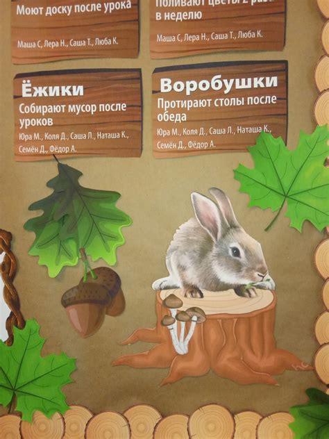 Комплект для оформления пробковых досок_Лесная школа