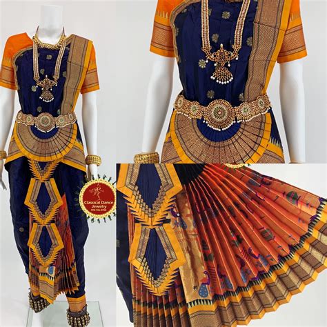 Get Elegant Readymade colorful Bharatanatyam Costumes online in USA ...