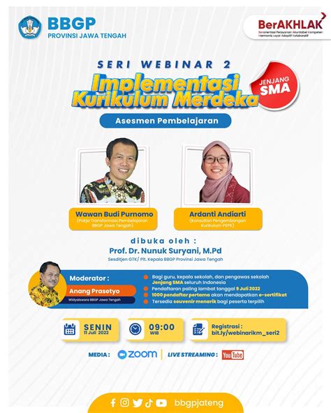 Webinar Seri 2 Implementasi Kurikulum Merdeka Asesmen Pembelajaran