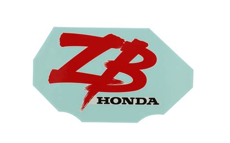 Honda ZB Sticker Tank TVP Classics