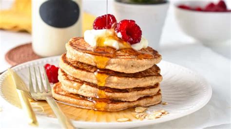 Greek Yogurt Protein Pancakes (30g Protein) - Sweet As Honey