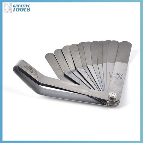 Ready Stock 16 Blades Feeler Gauge Metric Gap Filler 0 127 0 508mm