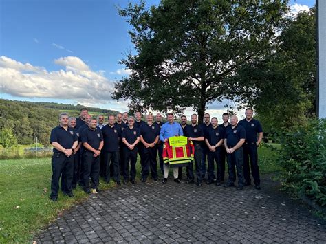 Antrittsbesuch Von Joachim Brenner Bei Feuerwehr F Hrung Der Vg