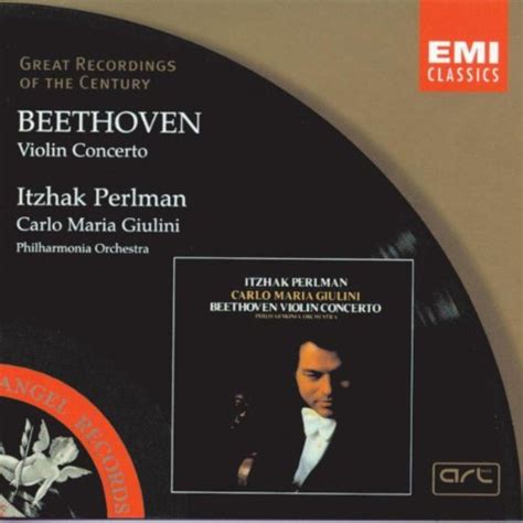 Beethoven Violin Concerto In D Major Op 61 By Itzhak Perlman On