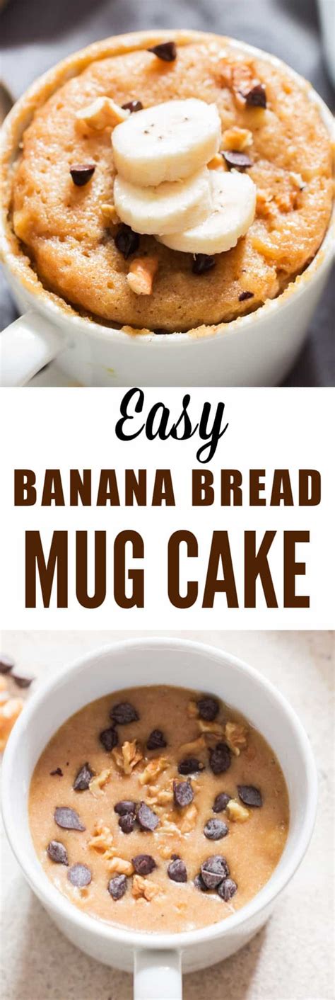 1 Minute Banana Mug Cake Recipe Video Curry Trail