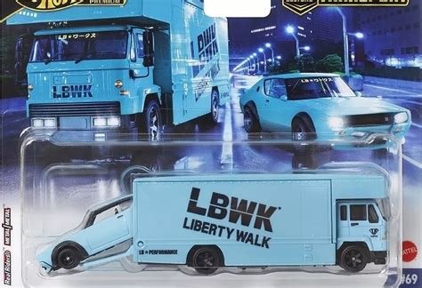 駿河屋 1 64 積載車両日産スカイライン 2000GT R LBWK トランスポーターフリートフライヤー Hot Wheels チームトランスポート HRV45 ホット