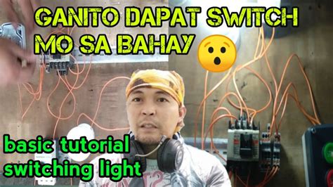 Paano Mag Install Ng Light Switch With Magnetic Contactor Youtube