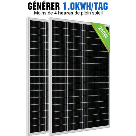 Eco Worthy Panneau Solaire W V Mano Solarpanel Charge De La