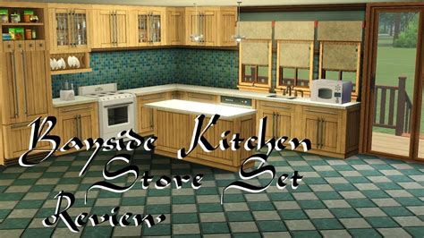 Sims 3 Bayside Kitchen Store Setreview Youtube