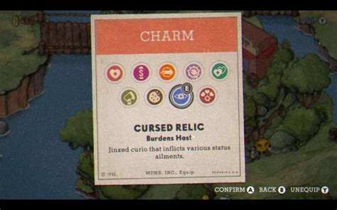 Divine Relic Charm - Cuphead The Delicious Last Course - Hold to Reset