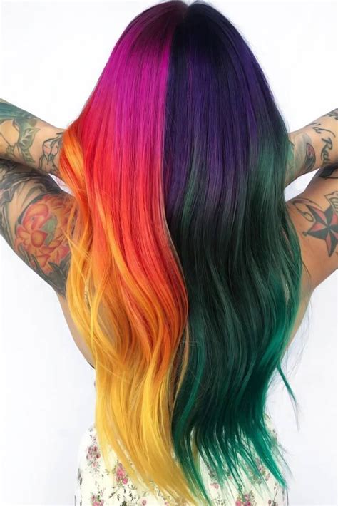 The Half And Half Hair Trend For Bright Girls Who Want To Have It All