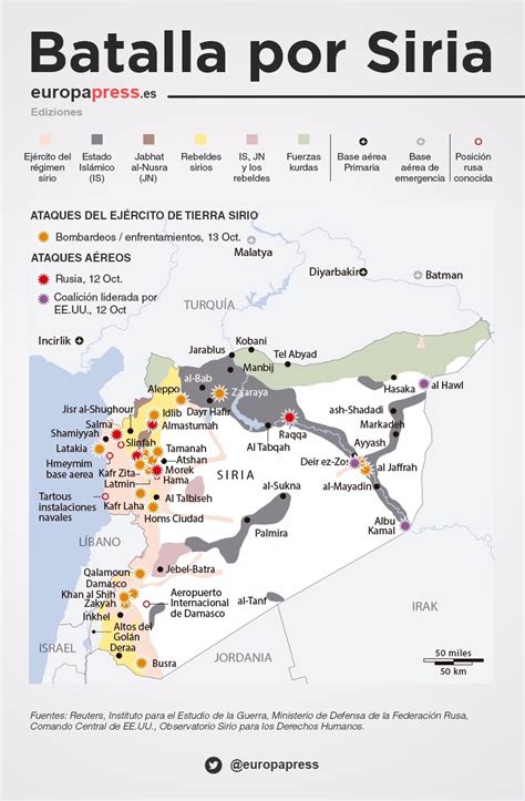 Mapa De La Guerra En Siria Qui N Controla Qu Rea