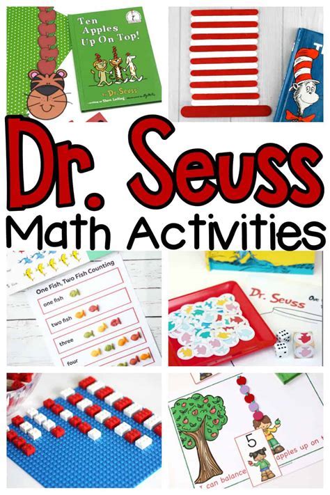 20 Math Activities Inspired By Dr Seuss Inspiration Laboratories Worksheets Library