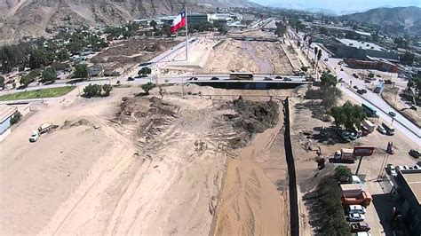 Copiapo 21 Abril 2015 Vista Puente Acceso A Copiapo A Un Mes Del