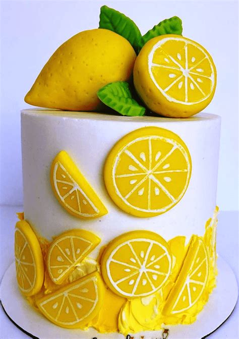 Lemon Slice Birthday Cake Ideas Images (Pictures)