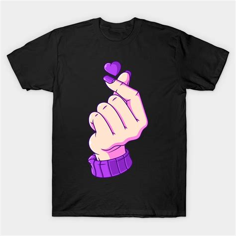 Korean Finger Heart Sign Saranghae I Love You K Pop Kdrama By Goshwow