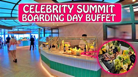 Celebrity Summit 2023 Buffet Food Tour YouTube