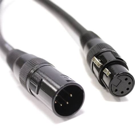 DMX512 DMX Cable XLR 5pin XLR 5pin Male To Female 20m Cablematic