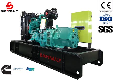 Open Frame Generator Set Diesel Genset Cumminsperkins Doosan Weichai