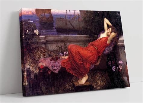 John William Waterhouse Ariadne Canvas Wall Art Print Artwork Etsy