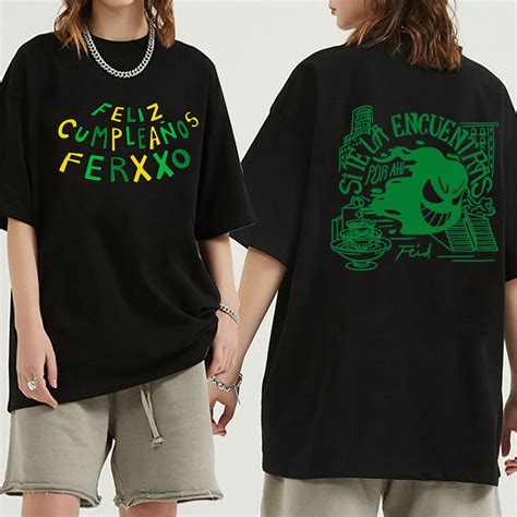 Feid Ferxxo T Shirt Camiseta Doble Cara Feid Ferxxo Nitro Jam Tour