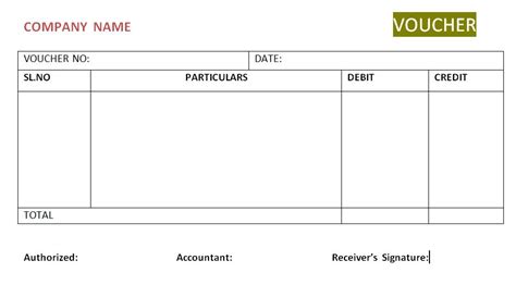 Format and Template of Voucher (Invoice) - CloudBirds