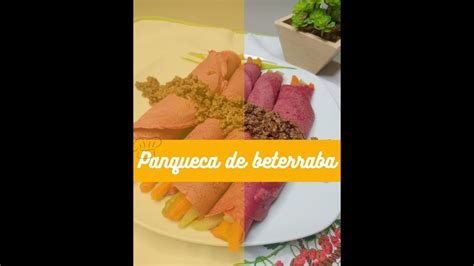 Panqueca De Beterraba Fit Youtube