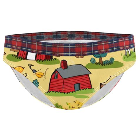 Brief Underwear Bikini Panties For Women Bikini Underwear L Cartoon Cute Farm Elements Walmart