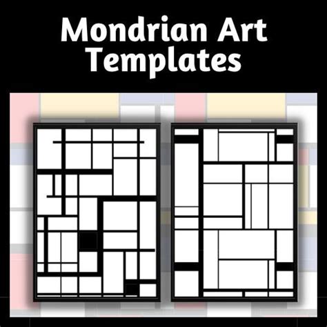 Mondrian Art Templates PrimaryResourceRack