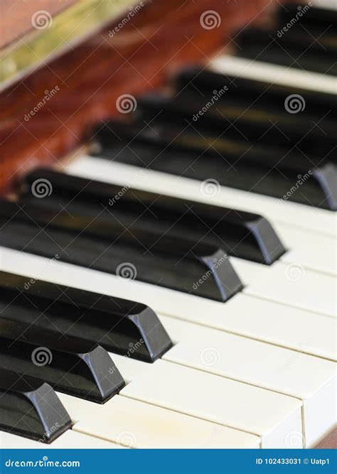 Piano keyboard close up stock image. Image of electronic - 102433031