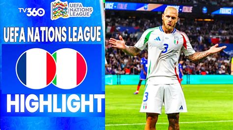 Italia Francia 3 1 Gli Highlights UEFA Nations League France