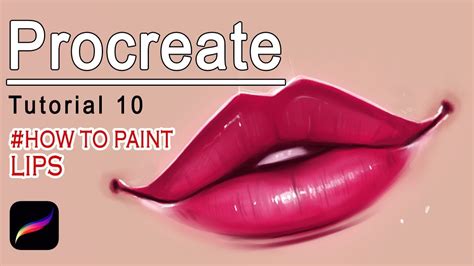 How To Draw Lips Step By On Procreate